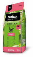 Nativia Puppy - Chicken&amp;Rice 15 kg